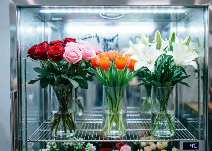 Flower cooler unit designed for florists and floral businesses