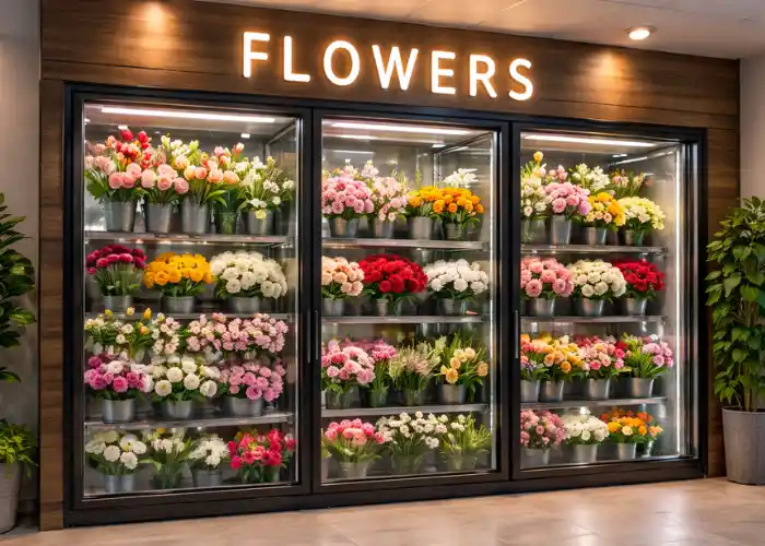 Triple Door Flower Cooler in UAE for Fresh Flower Storage and Display