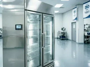 Refrigerated floral display unit for maintaining flower quality