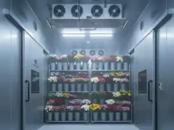 Custom cold room designed for commercial cold storage applications